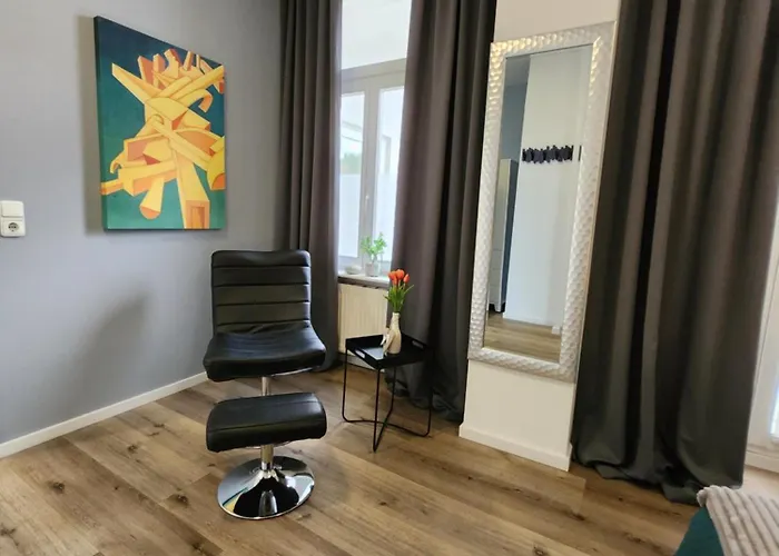 Wohnen Am Schlosspark - Balcony 아파트 바트잘츠우프렌